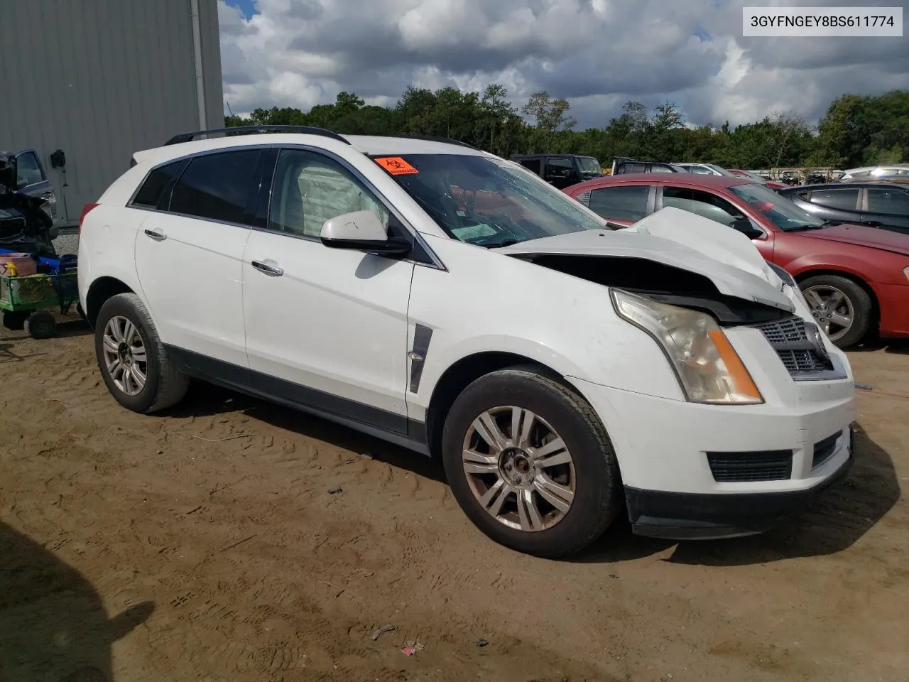 3GYFNGEY8BS611774 2011 Cadillac Srx