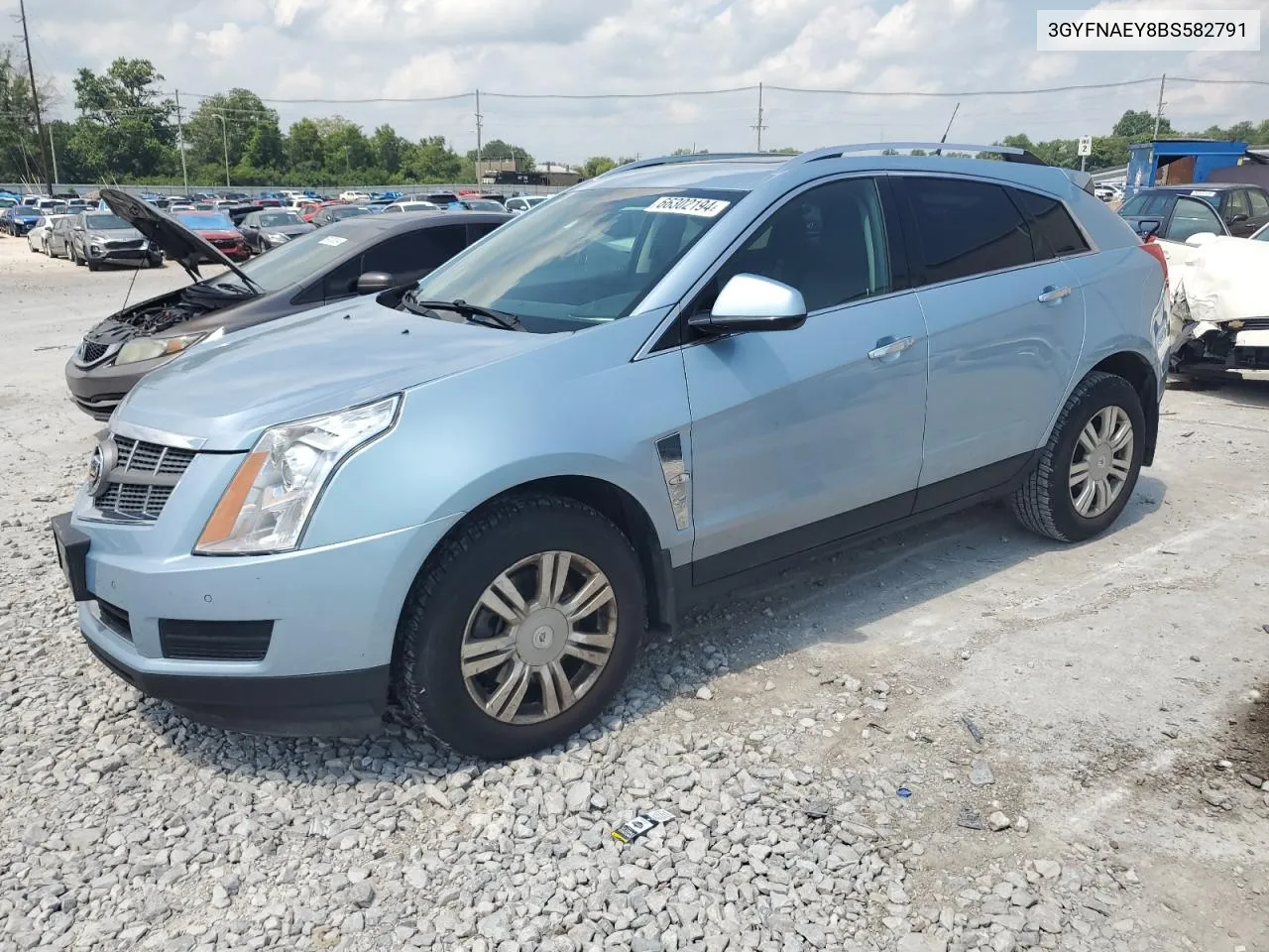 3GYFNAEY8BS582791 2011 Cadillac Srx Luxury Collection