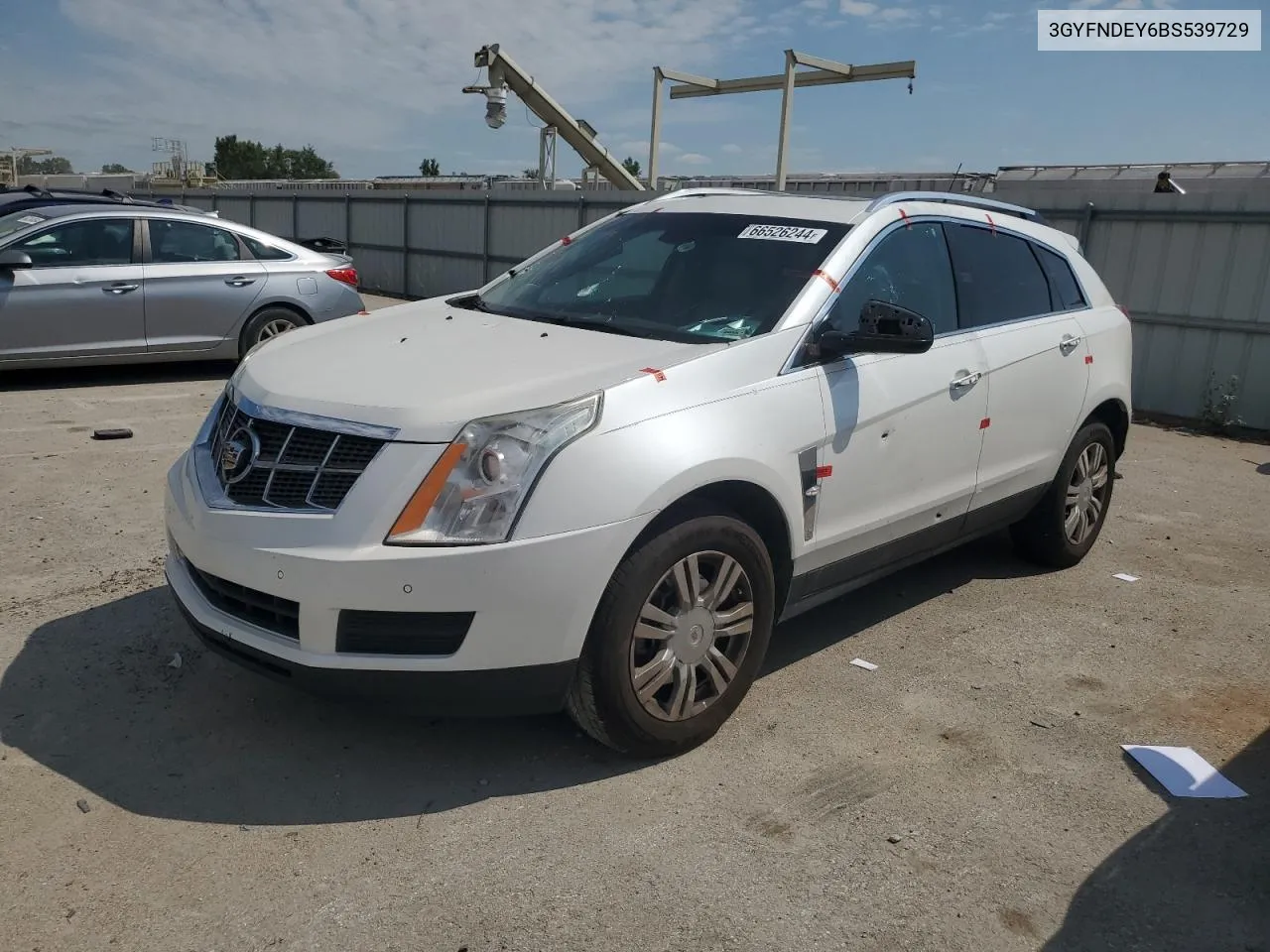 3GYFNDEY6BS539729 2011 Cadillac Srx Luxury Collection