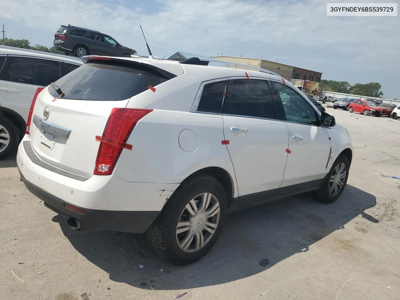 3GYFNDEY6BS539729 2011 Cadillac Srx Luxury Collection