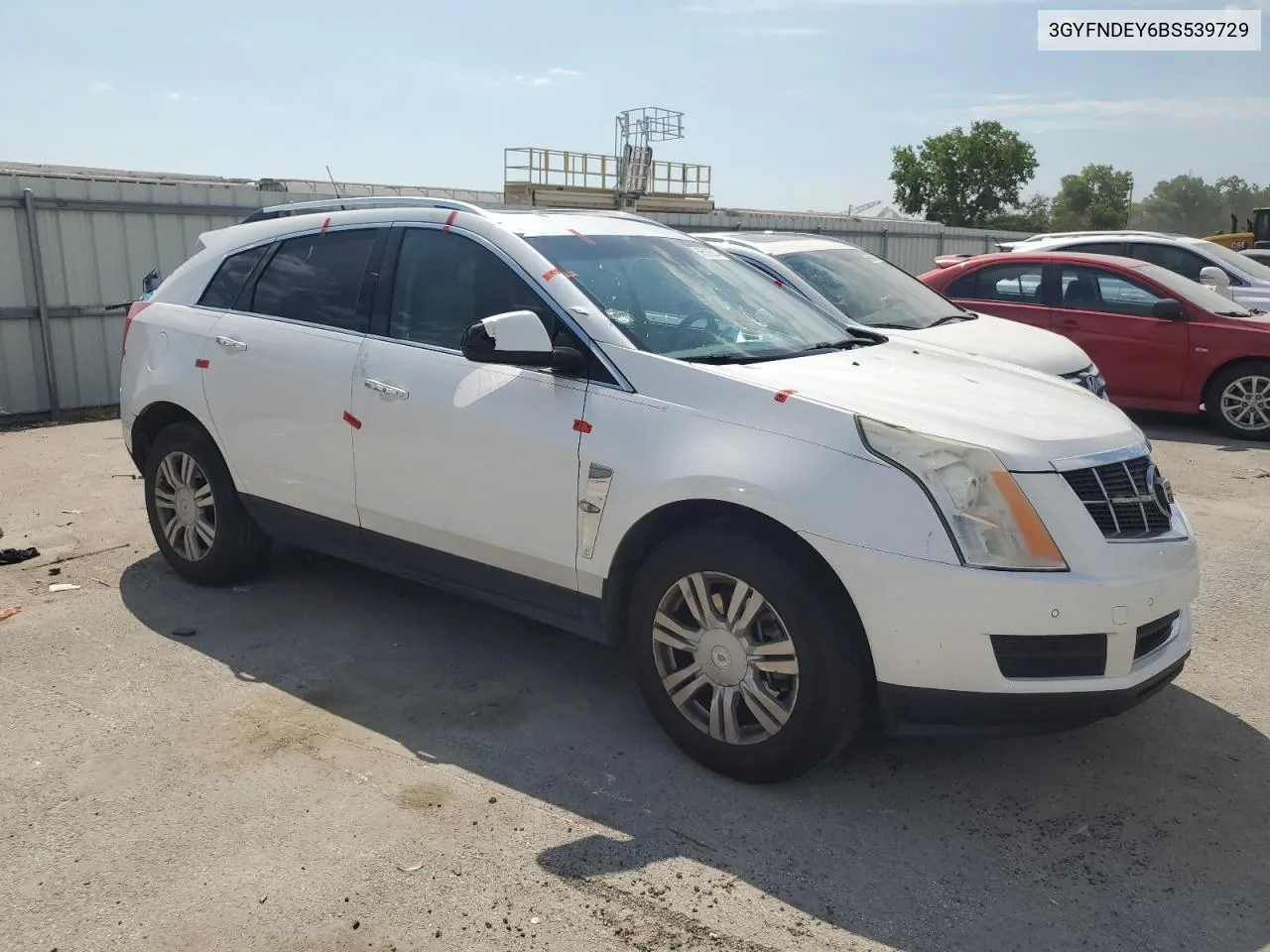 3GYFNDEY6BS539729 2011 Cadillac Srx Luxury Collection