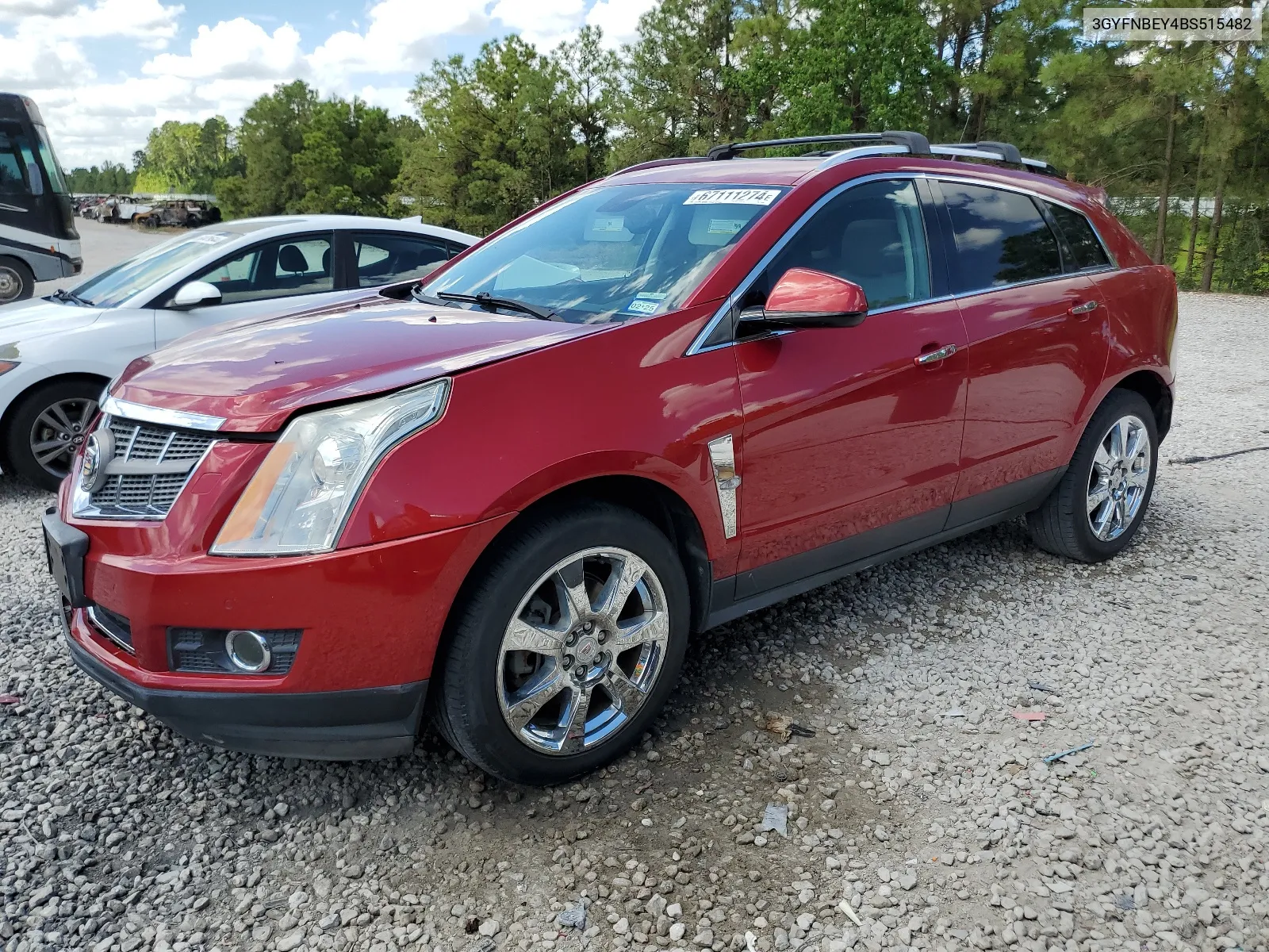 2011 Cadillac Srx Performance Collection VIN: 3GYFNBEY4BS515482 Lot: 67111274