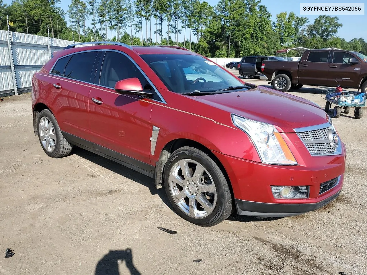 2011 Cadillac Srx Premium Collection VIN: 3GYFNCEY7BS542066 Lot: 67203424