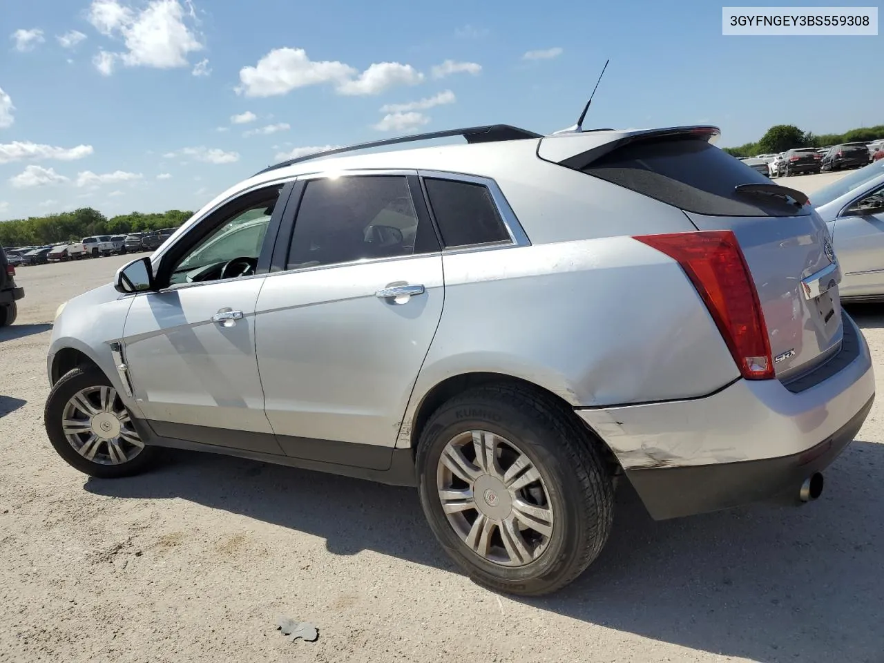 3GYFNGEY3BS559308 2011 Cadillac Srx