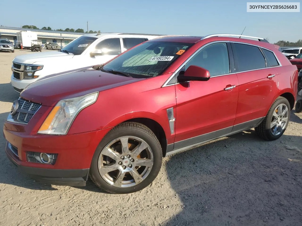 3GYFNCEY2BS626683 2011 Cadillac Srx Premium Collection