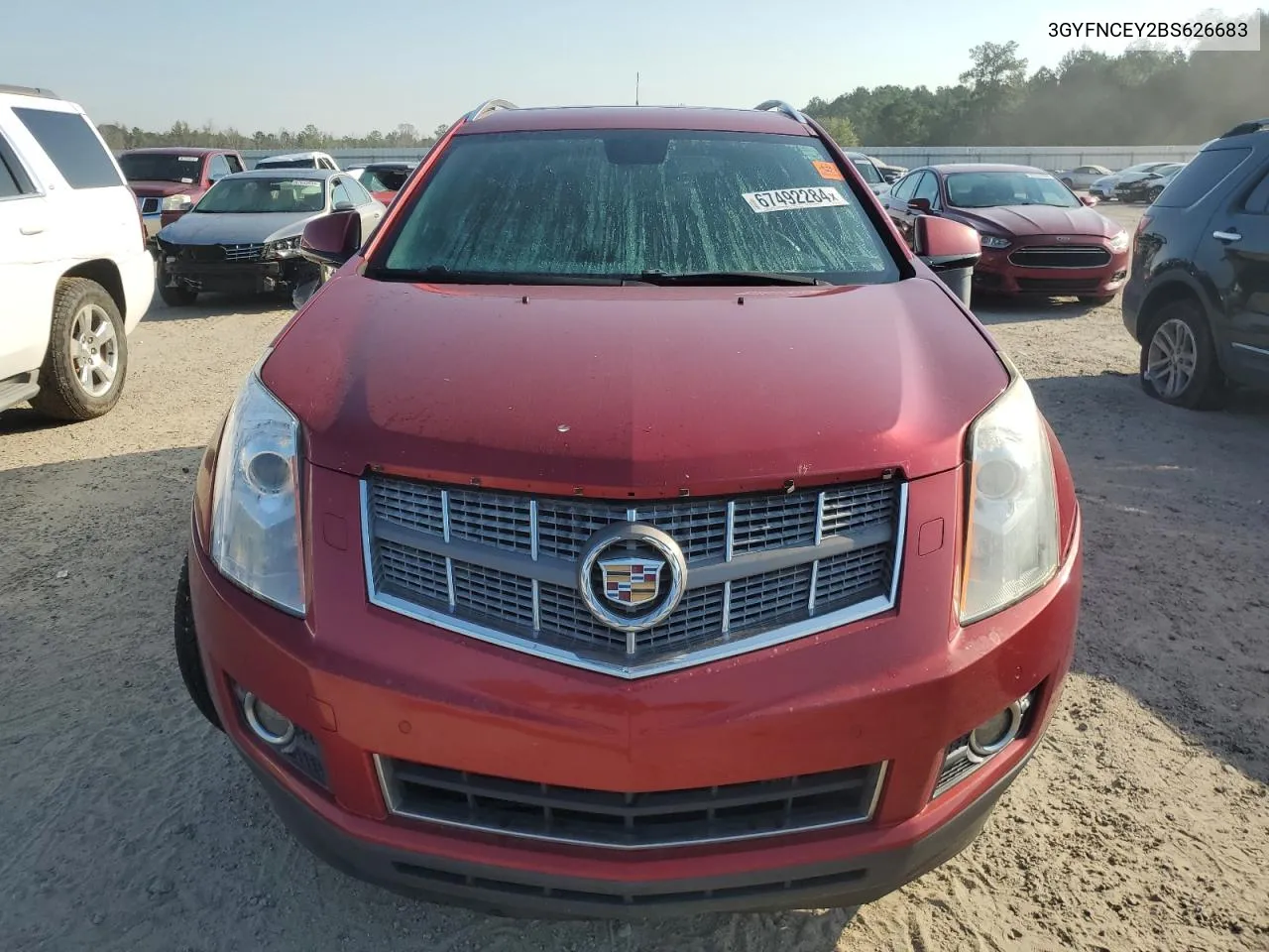 3GYFNCEY2BS626683 2011 Cadillac Srx Premium Collection