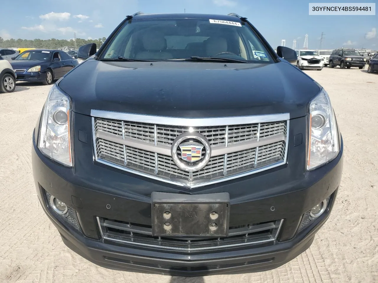 2011 Cadillac Srx Premium Collection VIN: 3GYFNCEY4BS594481 Lot: 67564444