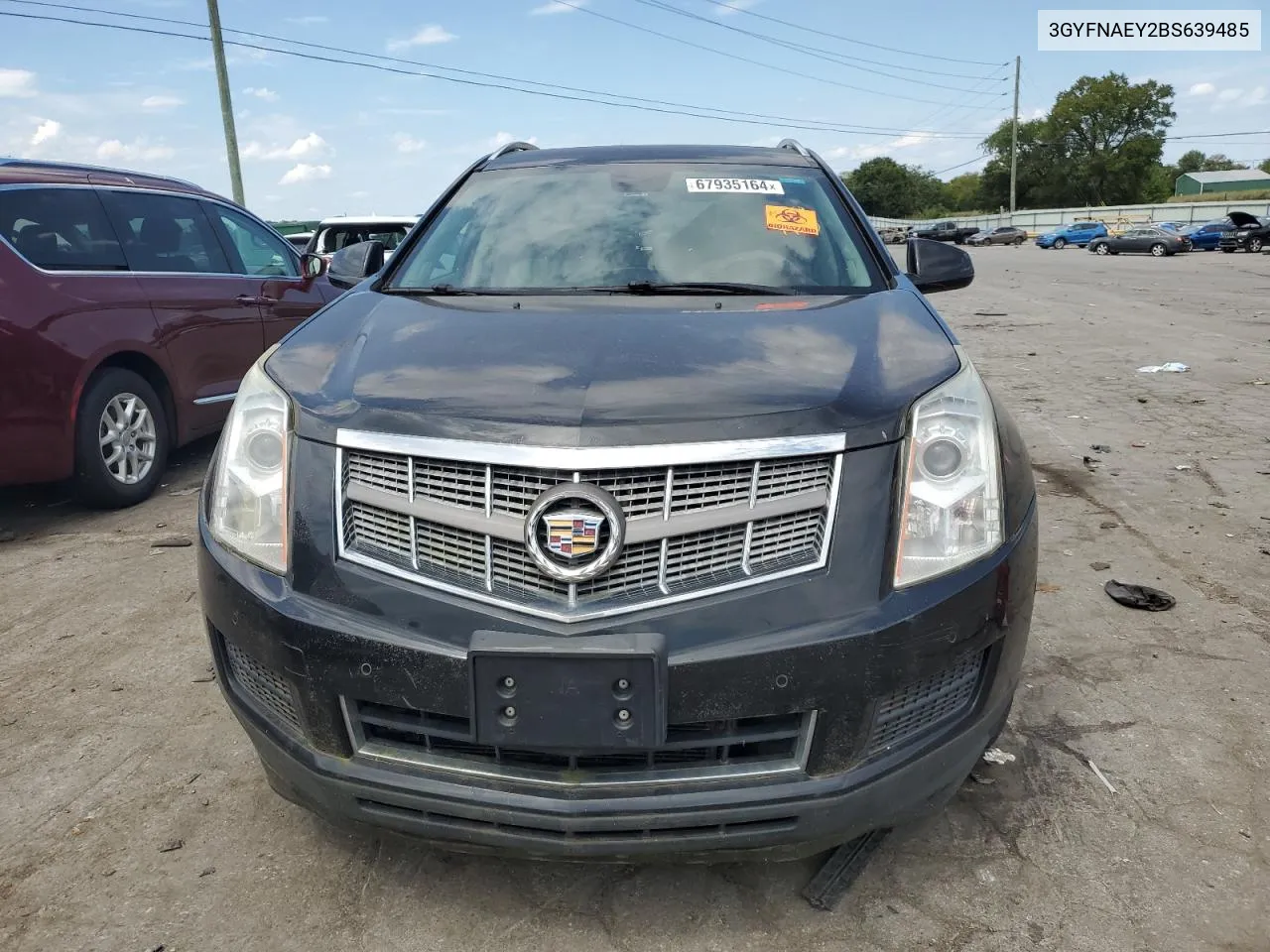 3GYFNAEY2BS639485 2011 Cadillac Srx Luxury Collection