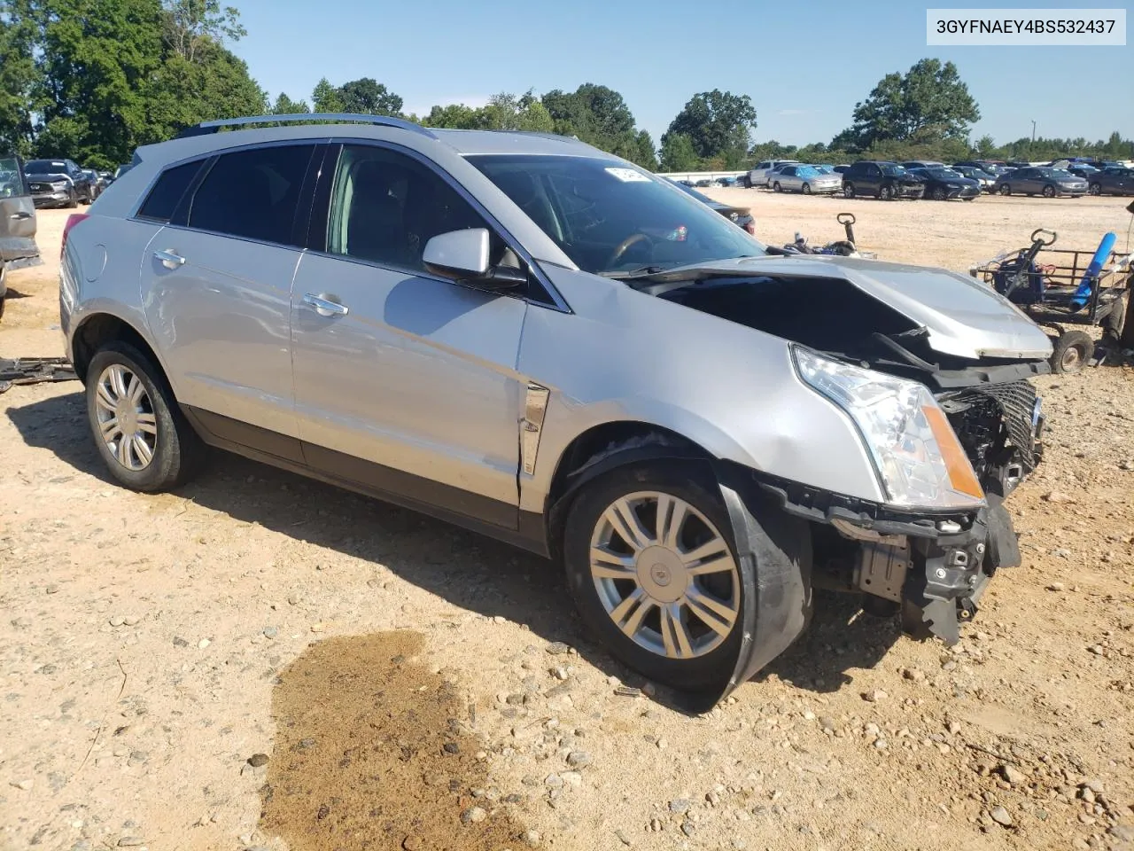 2011 Cadillac Srx Luxury Collection VIN: 3GYFNAEY4BS532437 Lot: 67944554