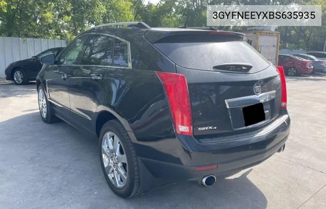 2011 Cadillac Srx Performance Collection VIN: 3GYFNEEYXBS635935 Lot: 68261434