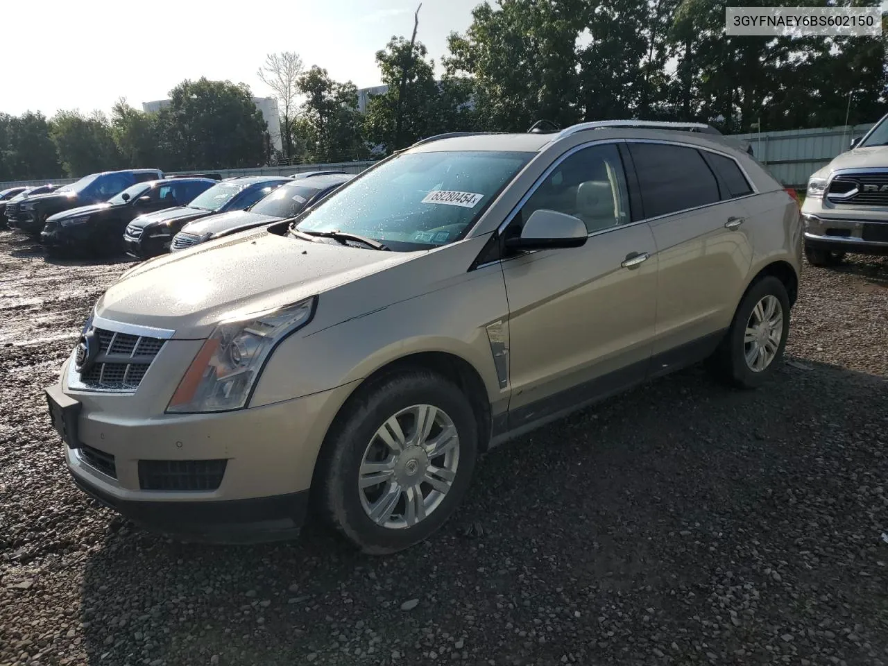 2011 Cadillac Srx Luxury Collection VIN: 3GYFNAEY6BS602150 Lot: 68280454