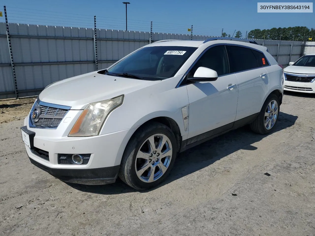 3GYFNBEY3BS643194 2011 Cadillac Srx Performance Collection