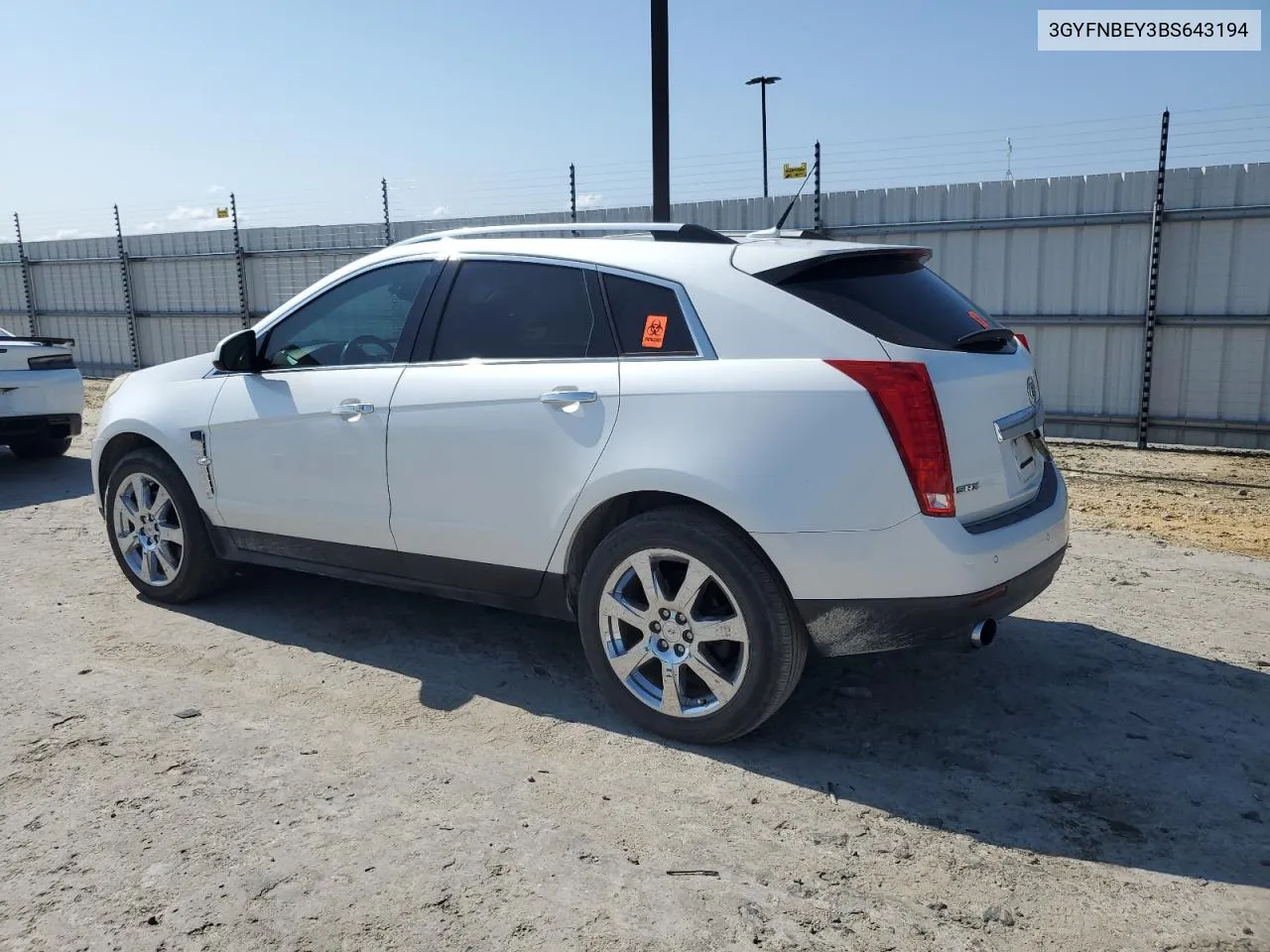 3GYFNBEY3BS643194 2011 Cadillac Srx Performance Collection