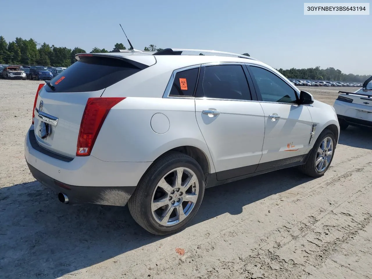 3GYFNBEY3BS643194 2011 Cadillac Srx Performance Collection