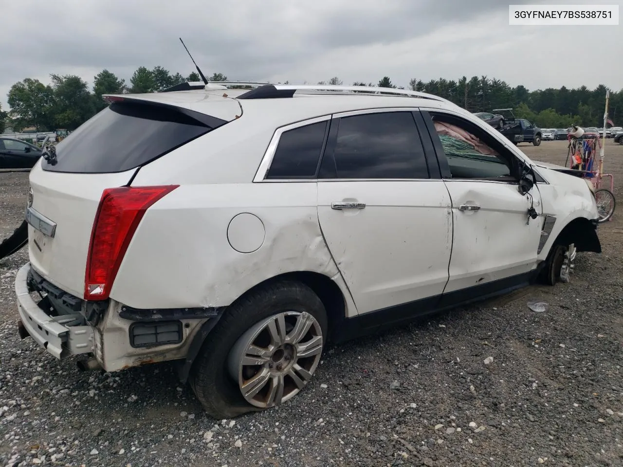 2011 Cadillac Srx Luxury Collection VIN: 3GYFNAEY7BS538751 Lot: 69203974