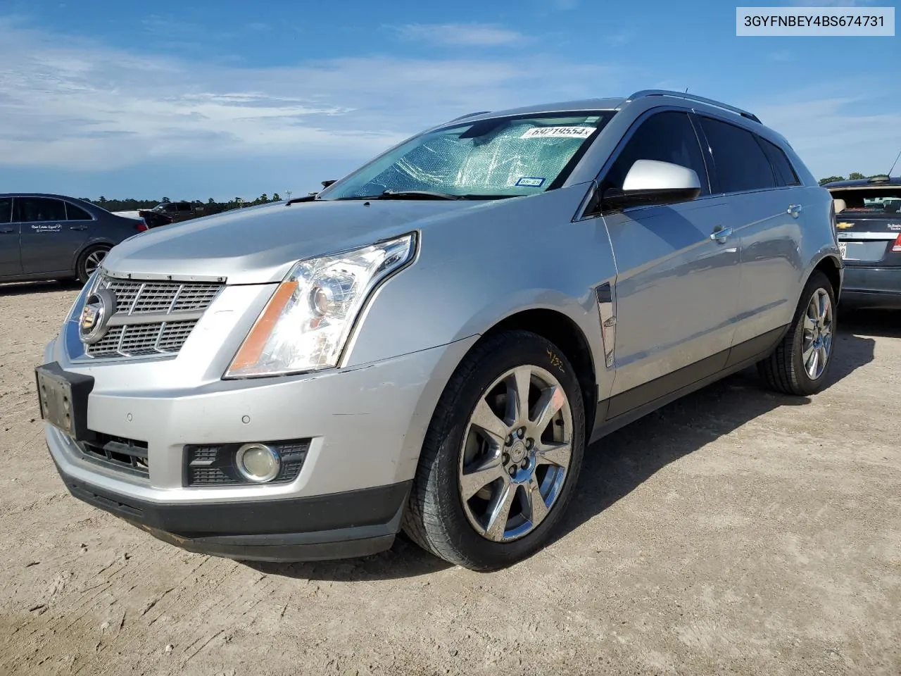 2011 Cadillac Srx Performance Collection VIN: 3GYFNBEY4BS674731 Lot: 69219554