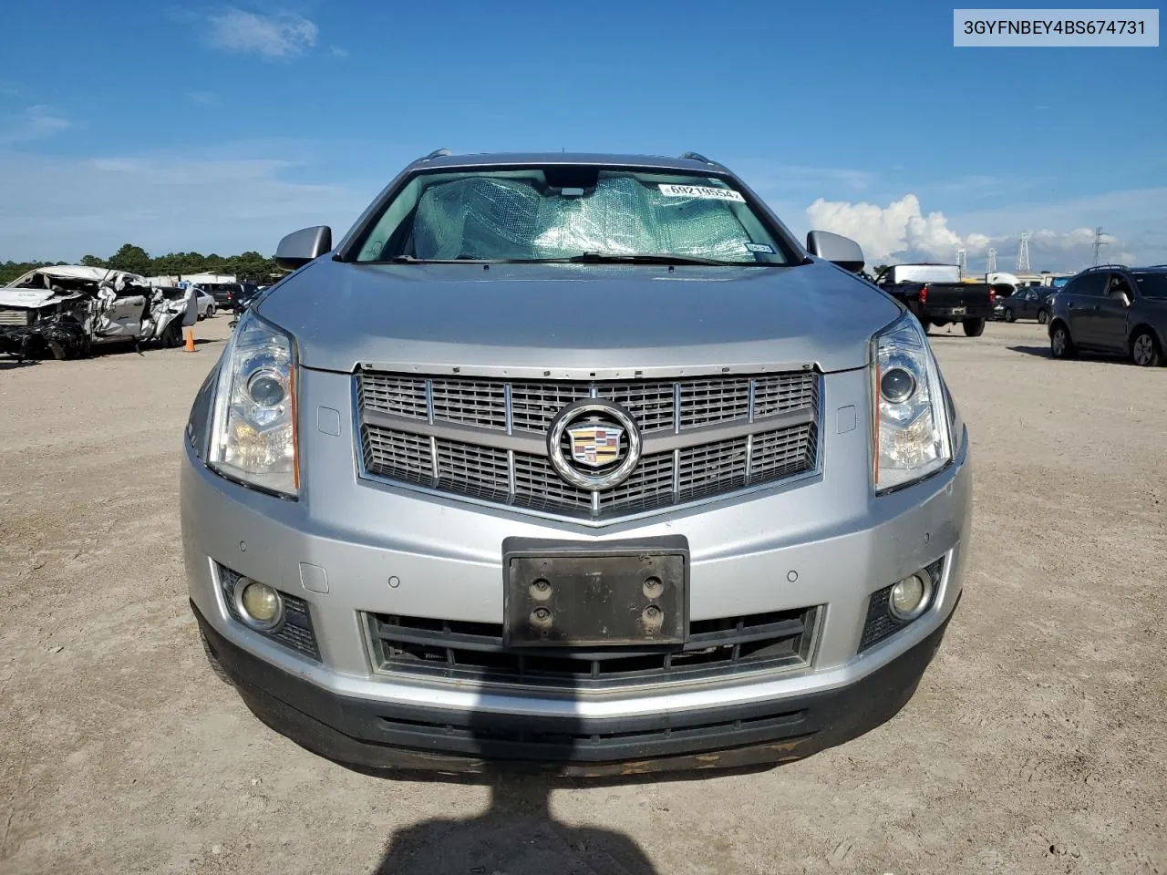 2011 Cadillac Srx Performance Collection VIN: 3GYFNBEY4BS674731 Lot: 69219554