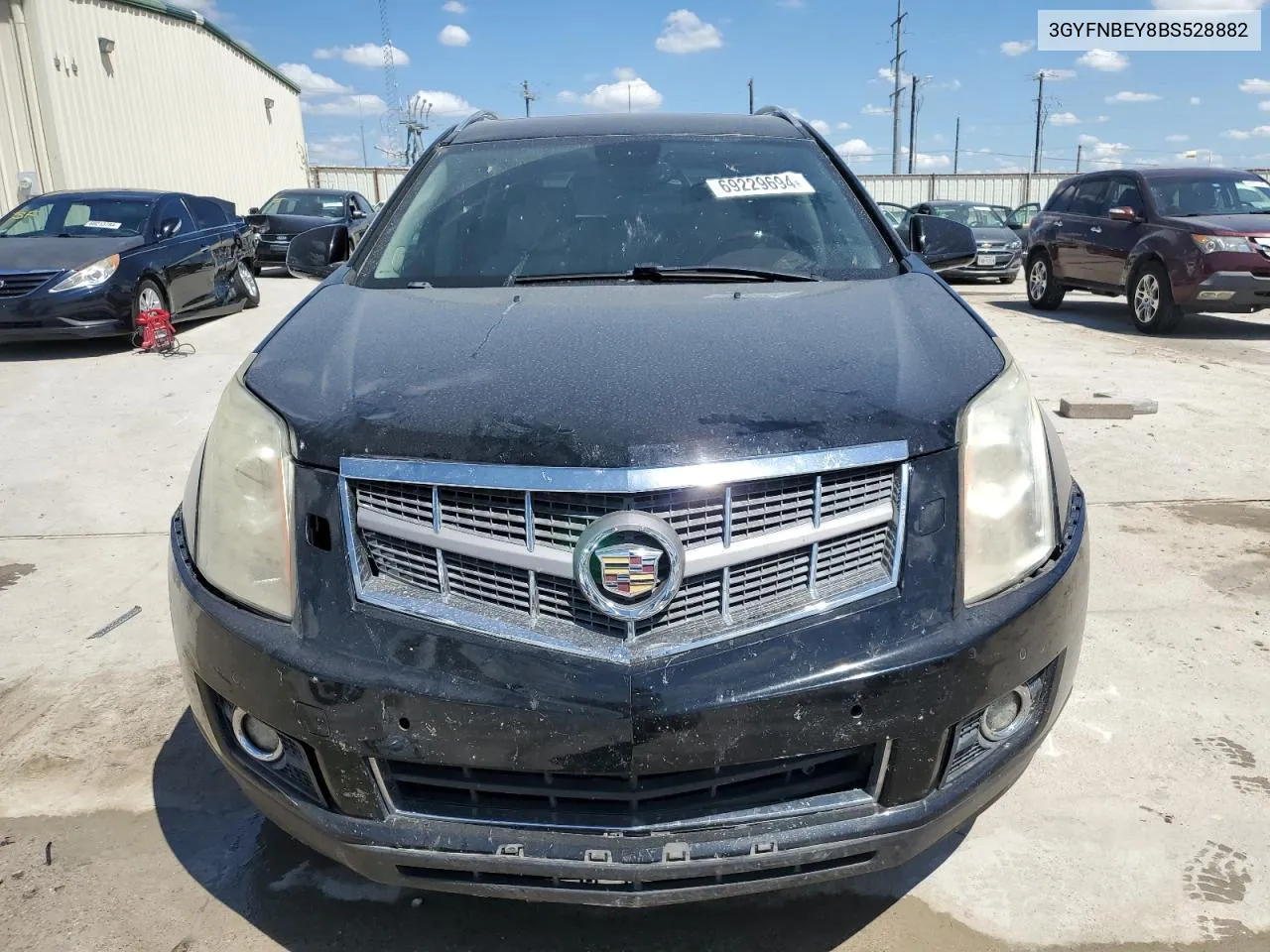 2011 Cadillac Srx Performance Collection VIN: 3GYFNBEY8BS528882 Lot: 69229694