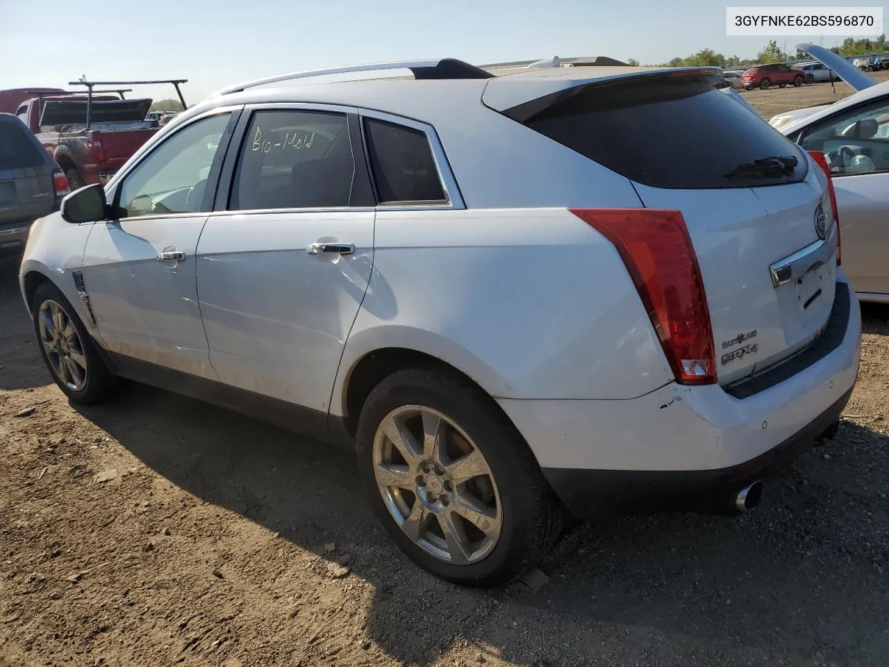 2011 Cadillac Srx Premium Collection VIN: 3GYFNKE62BS596870 Lot: 70130474