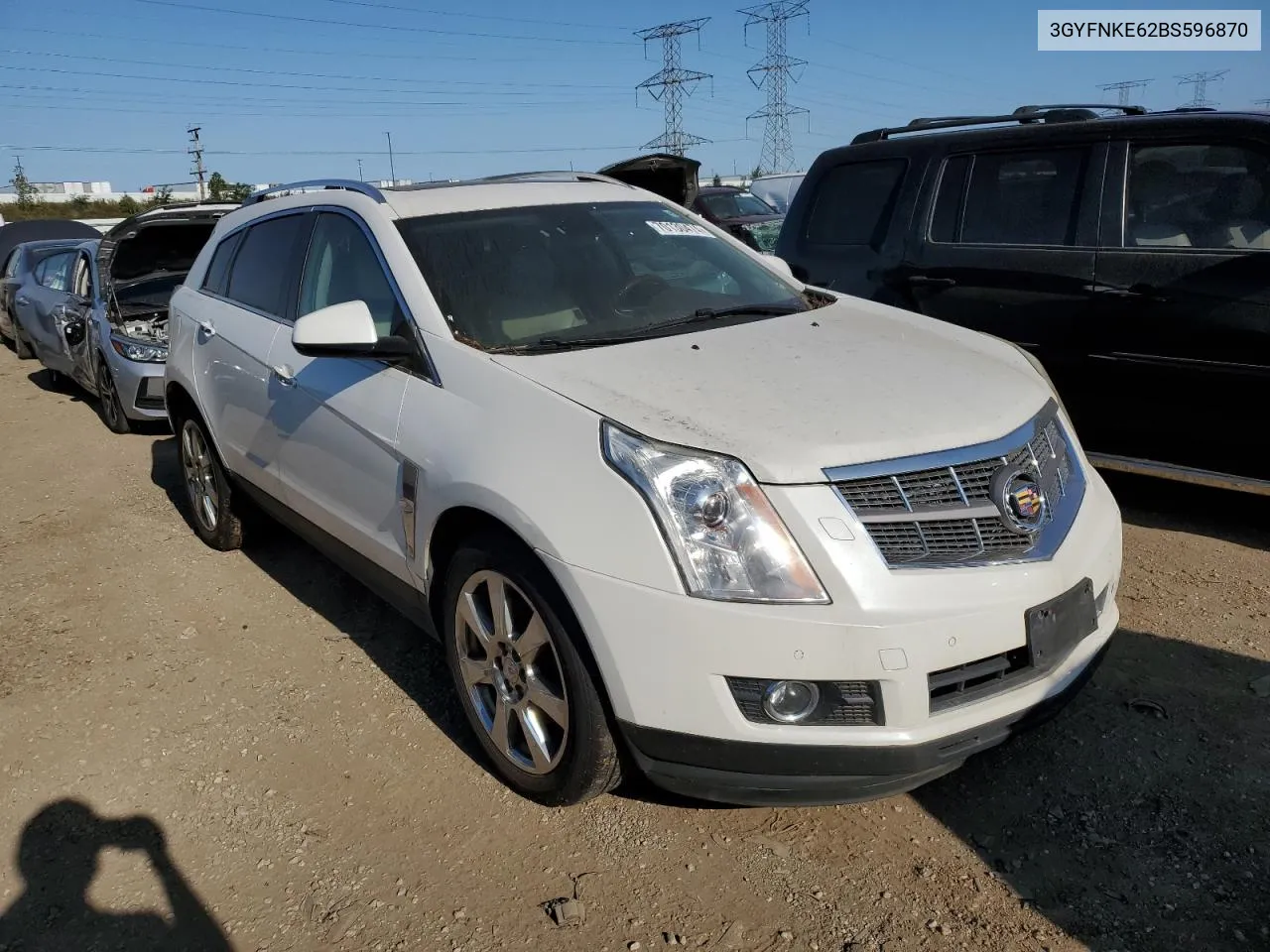 2011 Cadillac Srx Premium Collection VIN: 3GYFNKE62BS596870 Lot: 70130474