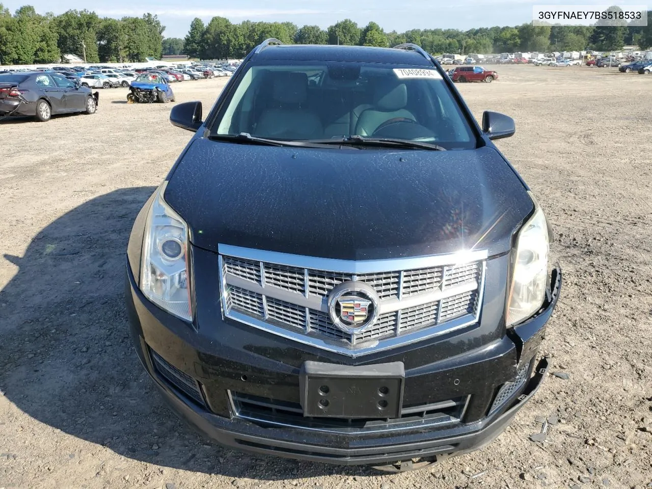 2011 Cadillac Srx Luxury Collection VIN: 3GYFNAEY7BS518533 Lot: 70408994