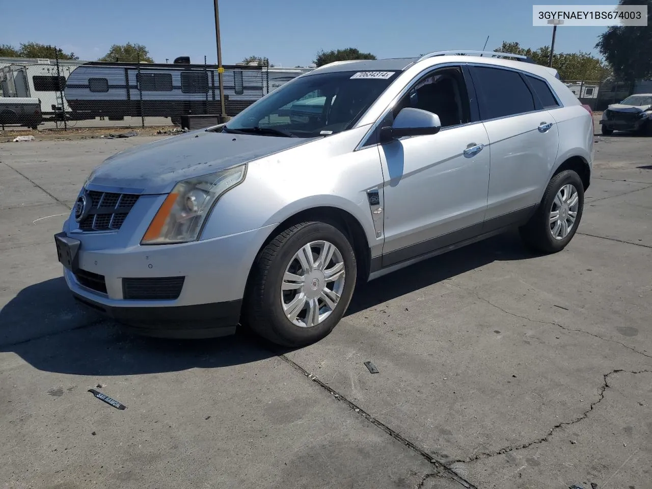 2011 Cadillac Srx Luxury Collection VIN: 3GYFNAEY1BS674003 Lot: 70634314