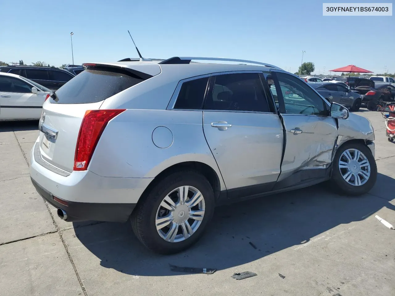 2011 Cadillac Srx Luxury Collection VIN: 3GYFNAEY1BS674003 Lot: 70634314