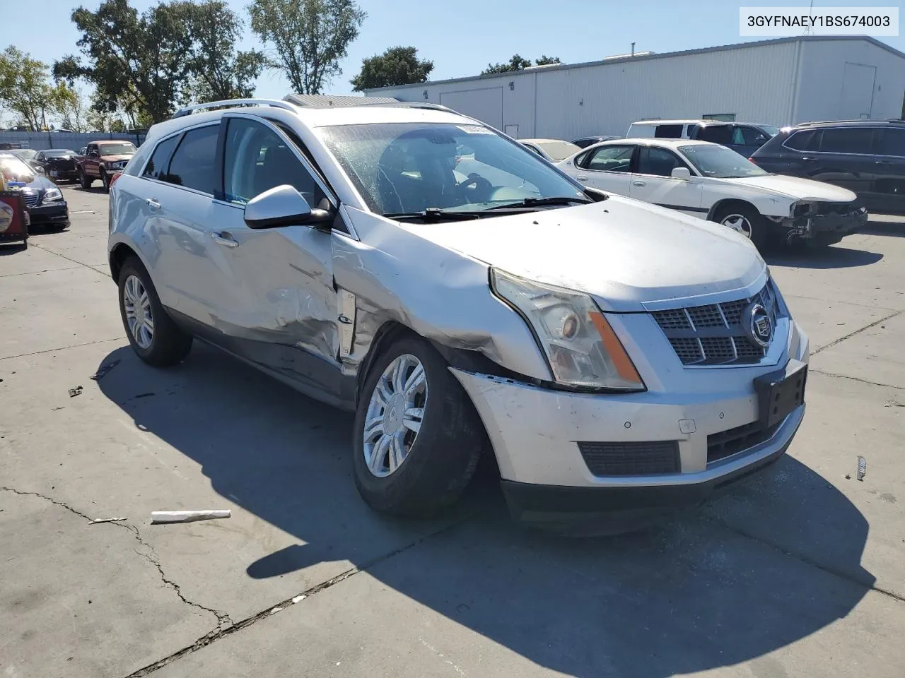 3GYFNAEY1BS674003 2011 Cadillac Srx Luxury Collection