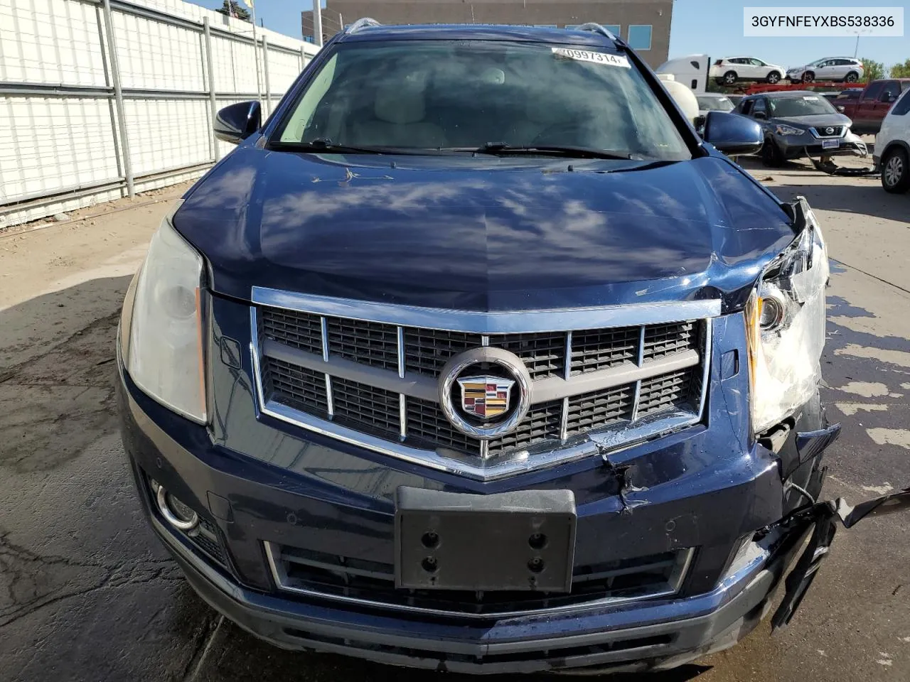 3GYFNFEYXBS538336 2011 Cadillac Srx Premium Collection