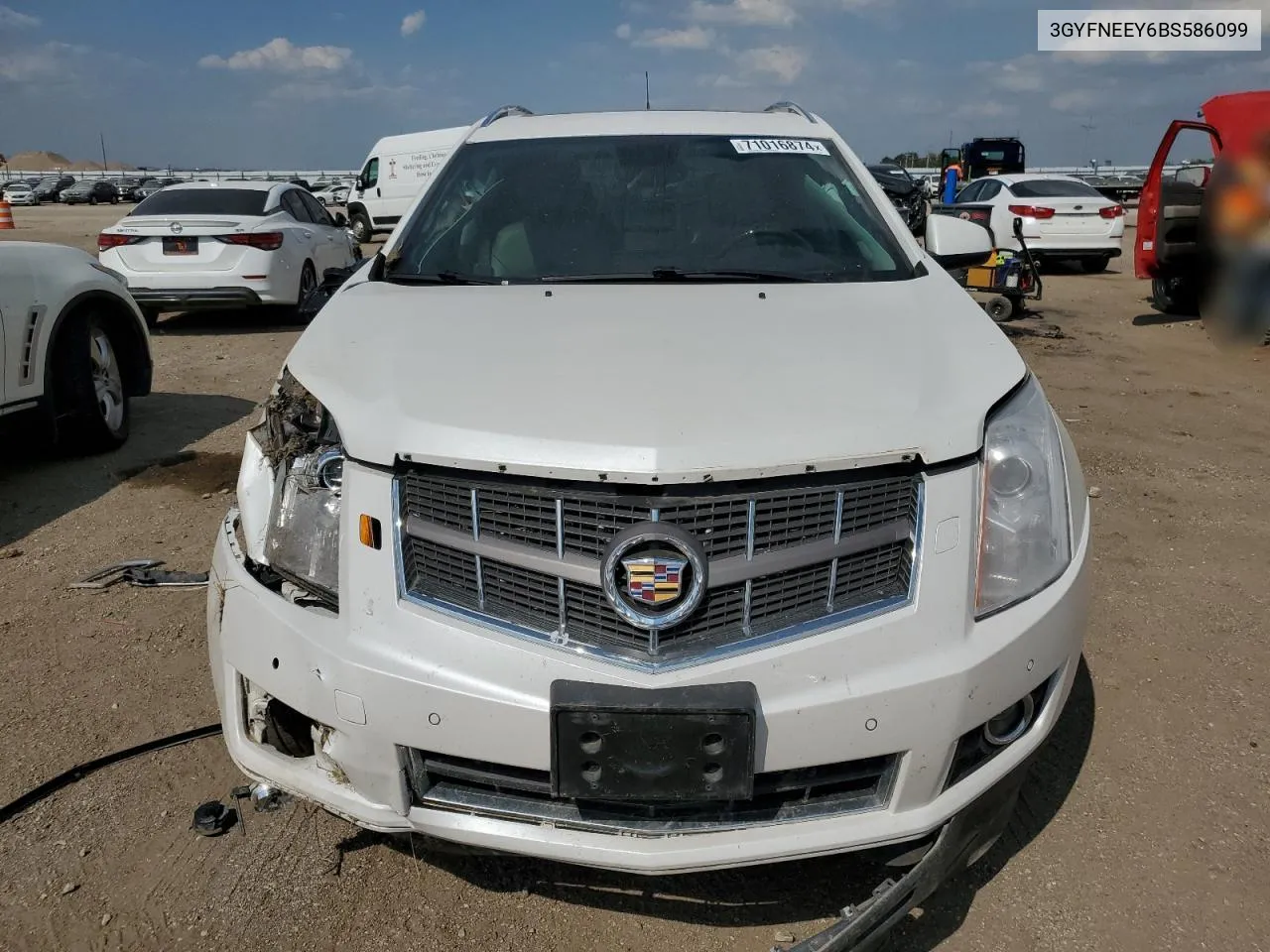 2011 Cadillac Srx Performance Collection VIN: 3GYFNEEY6BS586099 Lot: 71016874