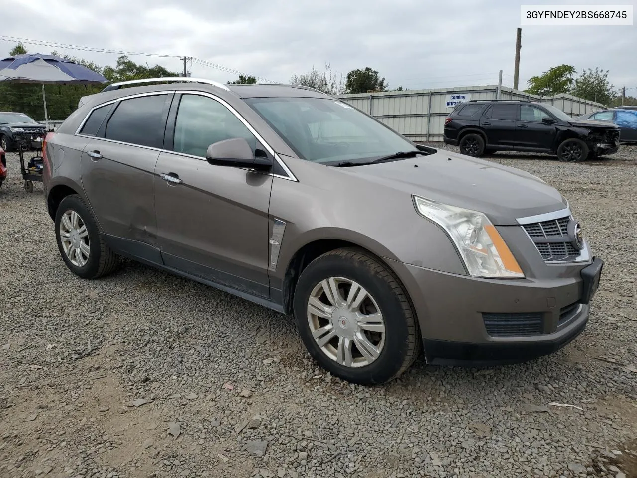 3GYFNDEY2BS668745 2011 Cadillac Srx Luxury Collection