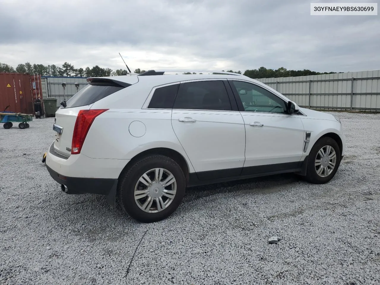 3GYFNAEY9BS630699 2011 Cadillac Srx Luxury Collection