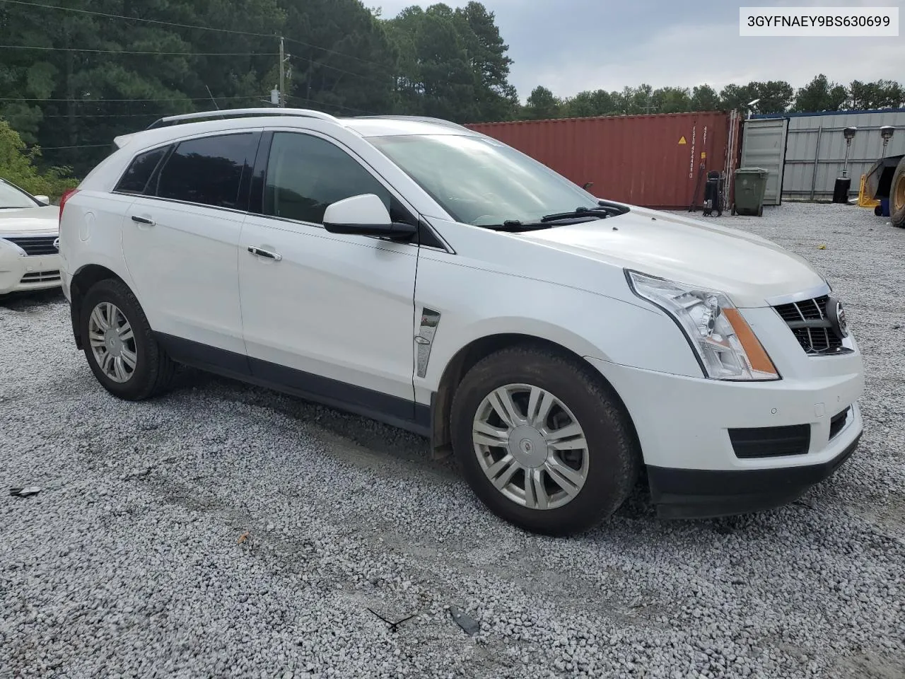 3GYFNAEY9BS630699 2011 Cadillac Srx Luxury Collection