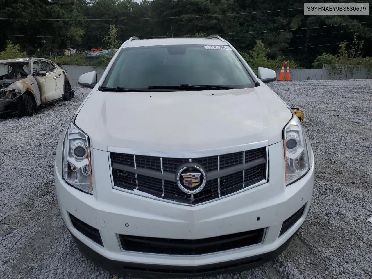 3GYFNAEY9BS630699 2011 Cadillac Srx Luxury Collection