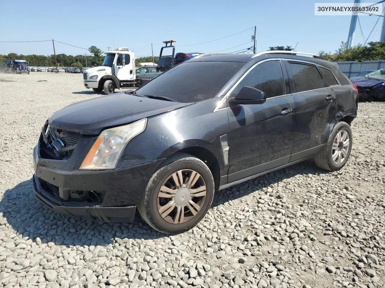 3GYFNAEYXBS633692 2011 Cadillac Srx Luxury Collection