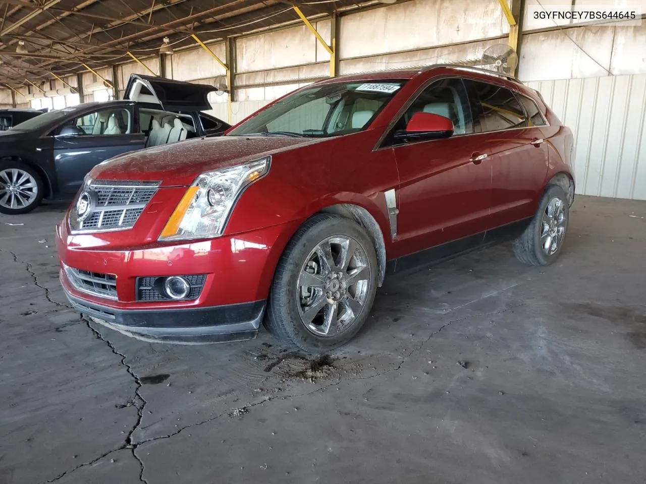 2011 Cadillac Srx Premium Collection VIN: 3GYFNCEY7BS644645 Lot: 71887594