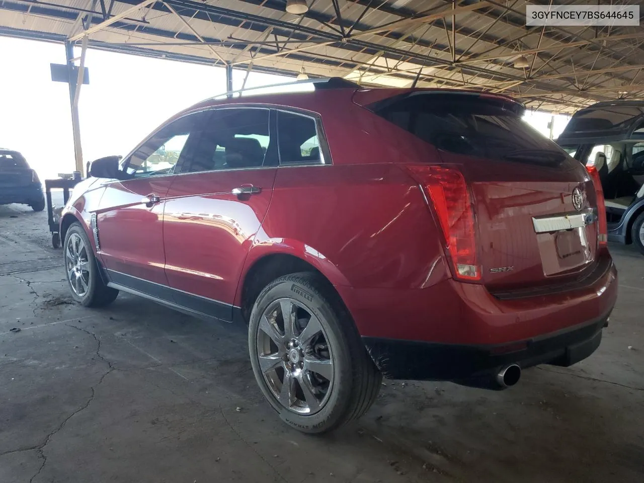 3GYFNCEY7BS644645 2011 Cadillac Srx Premium Collection