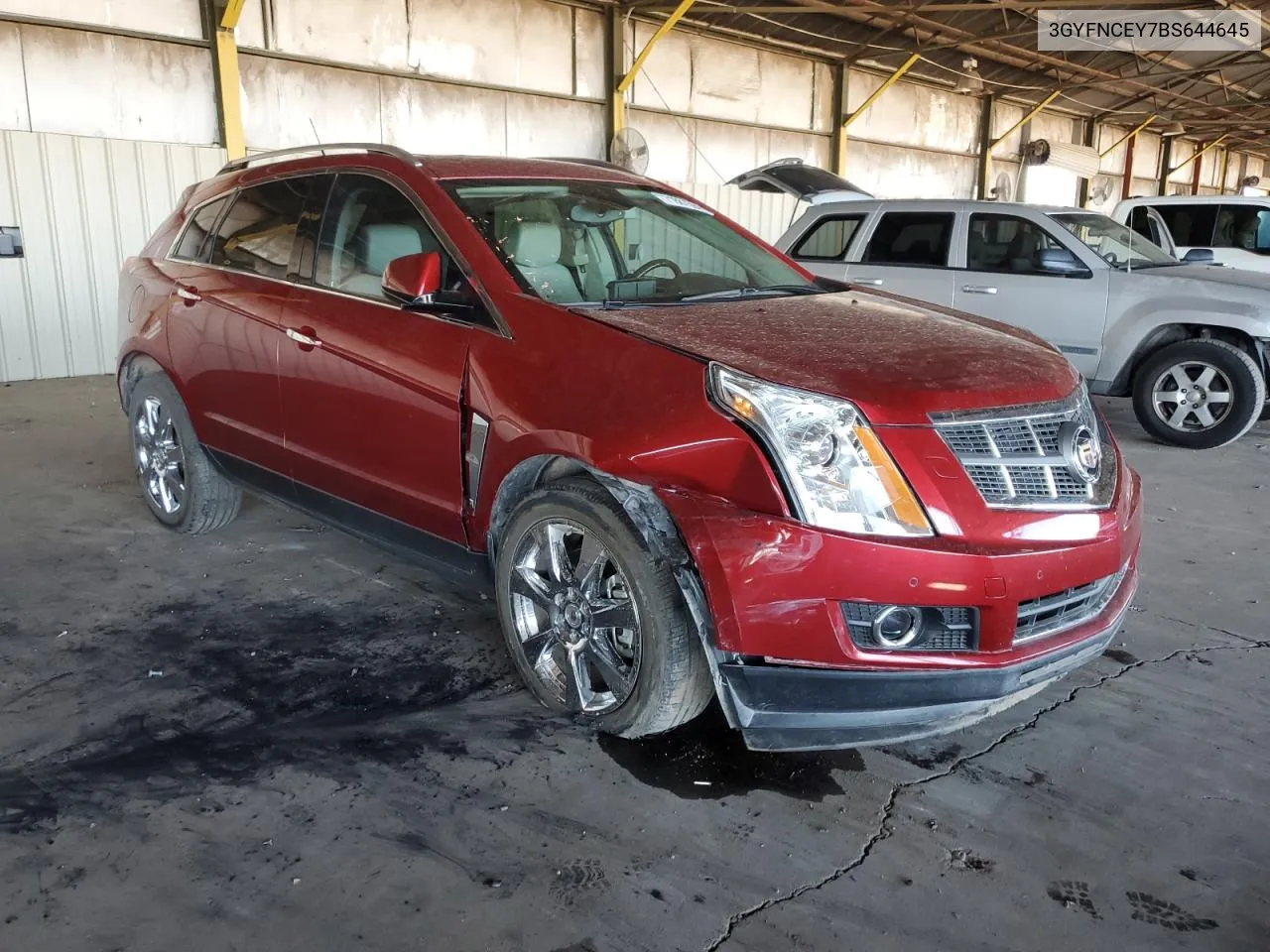 3GYFNCEY7BS644645 2011 Cadillac Srx Premium Collection