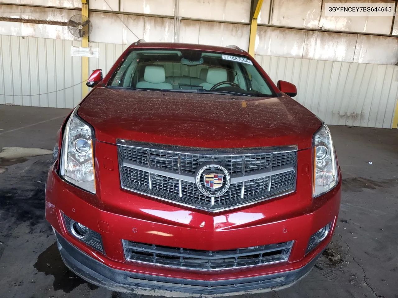 3GYFNCEY7BS644645 2011 Cadillac Srx Premium Collection