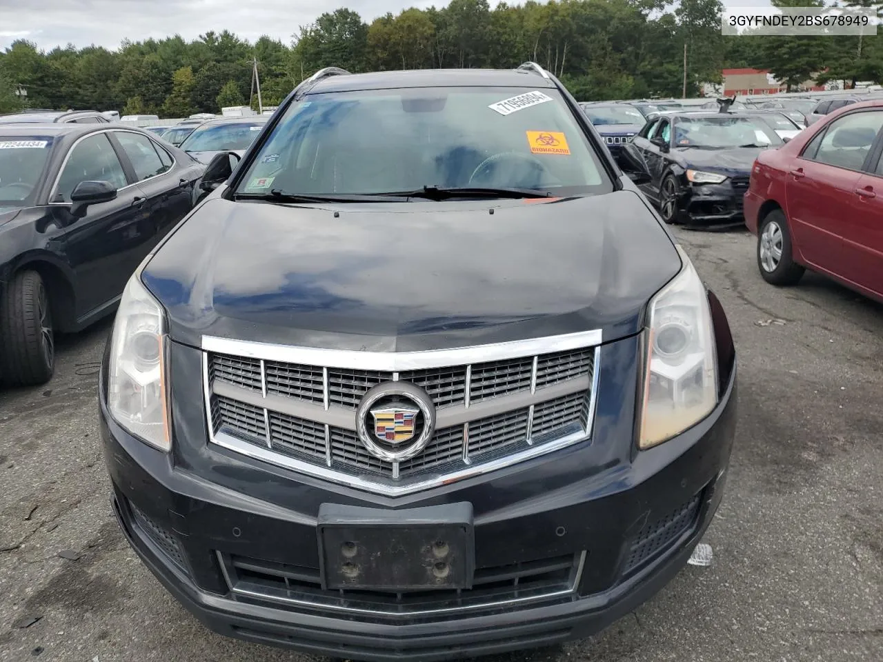 2011 Cadillac Srx Luxury Collection VIN: 3GYFNDEY2BS678949 Lot: 71956894