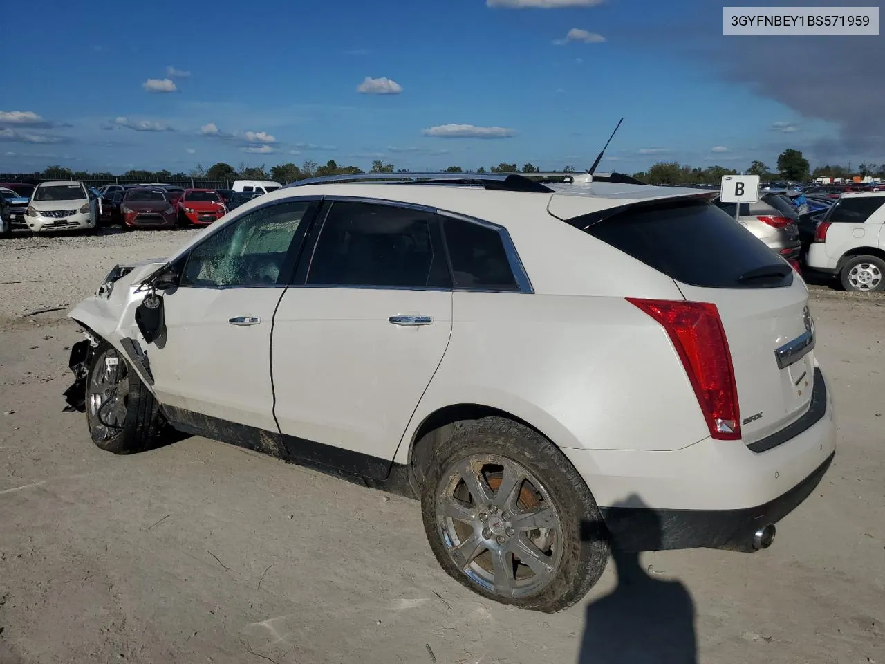 2011 Cadillac Srx Performance Collection VIN: 3GYFNBEY1BS571959 Lot: 72205434