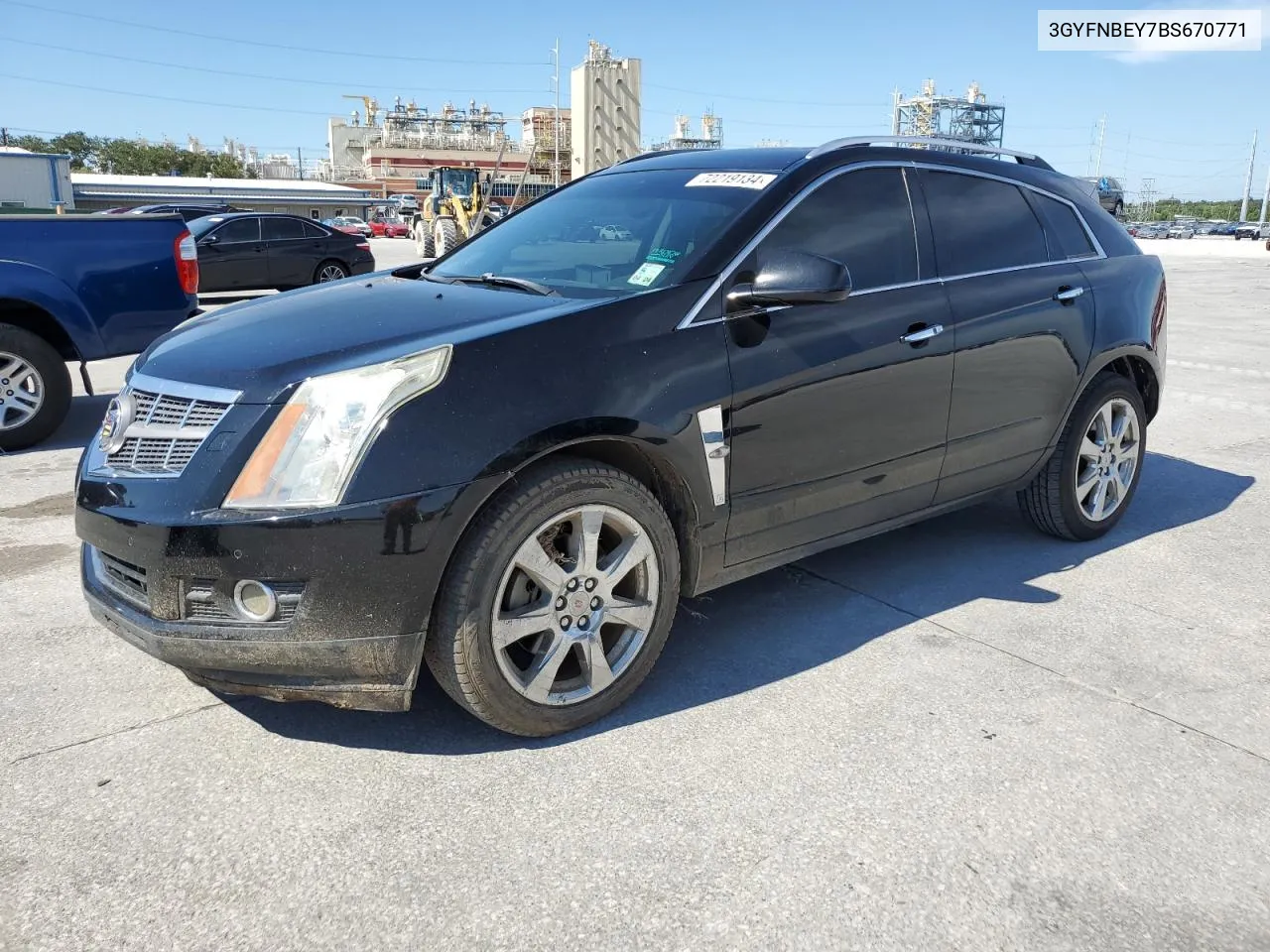 2011 Cadillac Srx Performance Collection VIN: 3GYFNBEY7BS670771 Lot: 72219134