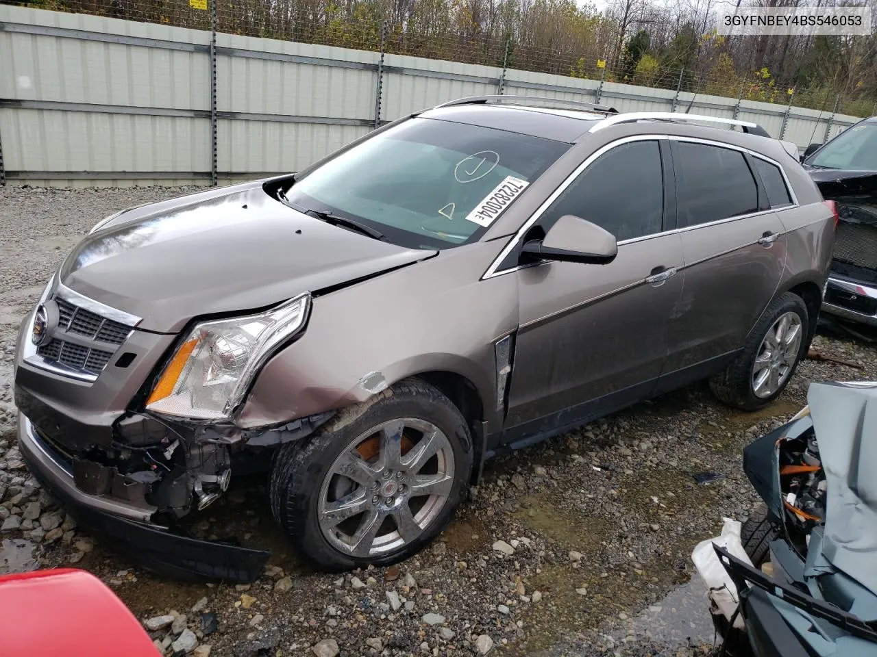 2011 Cadillac Srx Performance Collection VIN: 3GYFNBEY4BS546053 Lot: 72282004