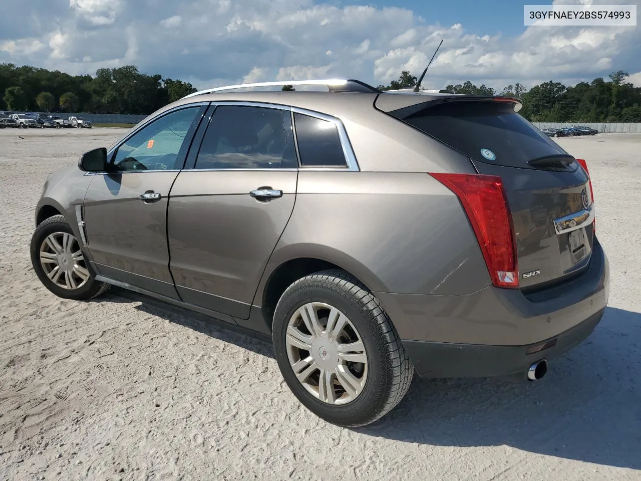 2011 Cadillac Srx Luxury Collection VIN: 3GYFNAEY2BS574993 Lot: 72503164