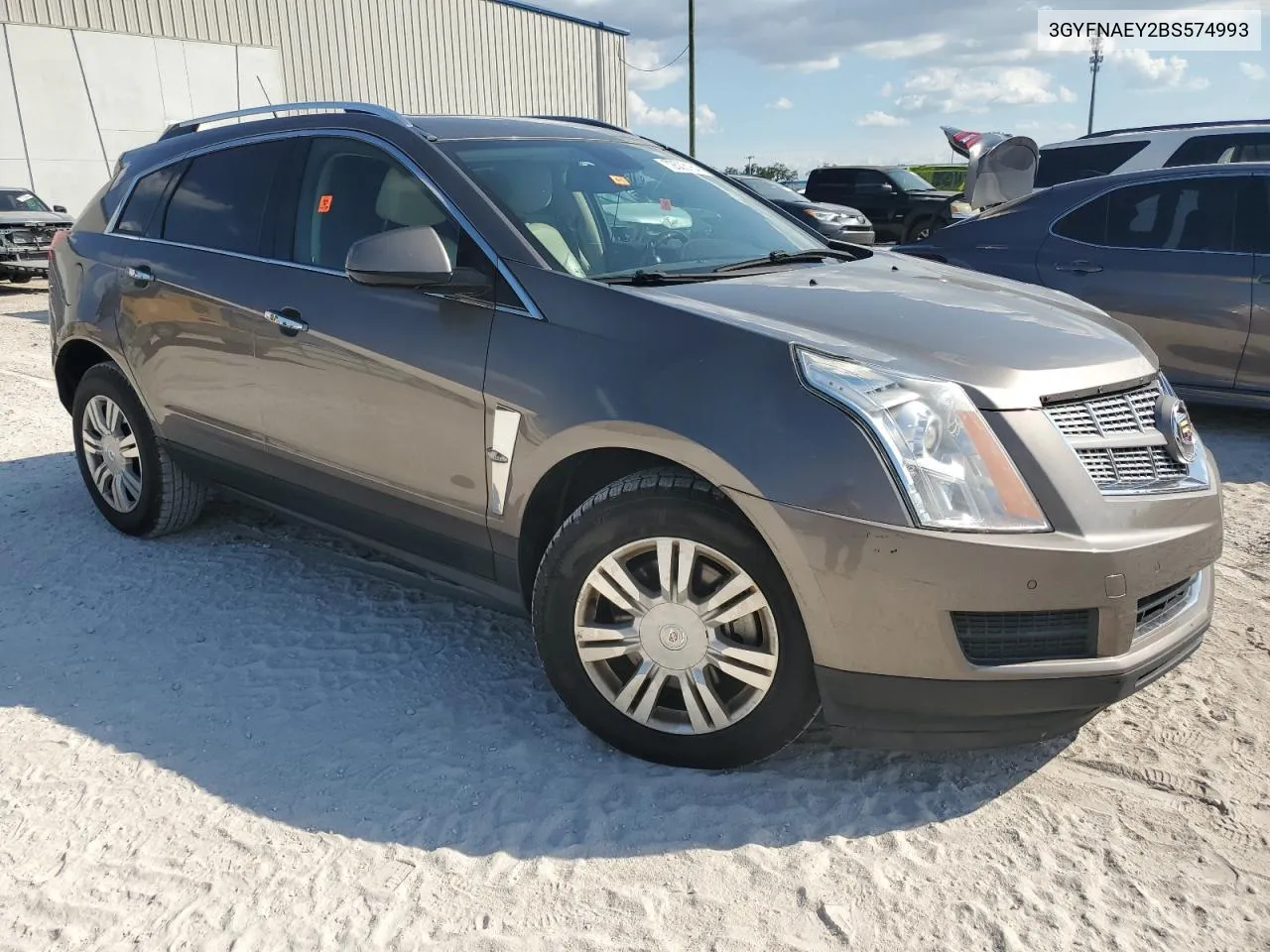 2011 Cadillac Srx Luxury Collection VIN: 3GYFNAEY2BS574993 Lot: 72503164