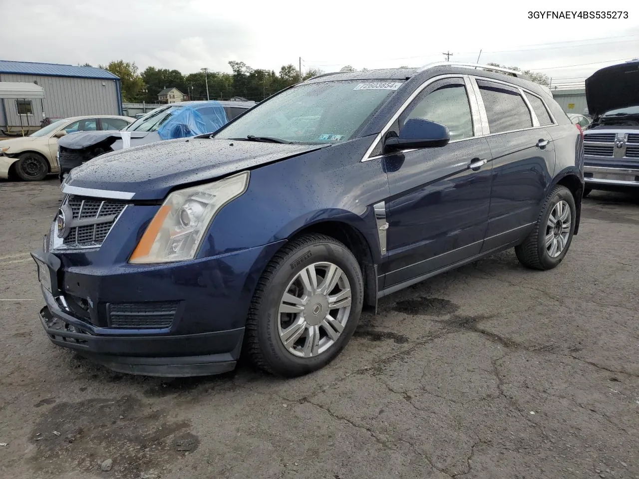 2011 Cadillac Srx Luxury Collection VIN: 3GYFNAEY4BS535273 Lot: 72603854