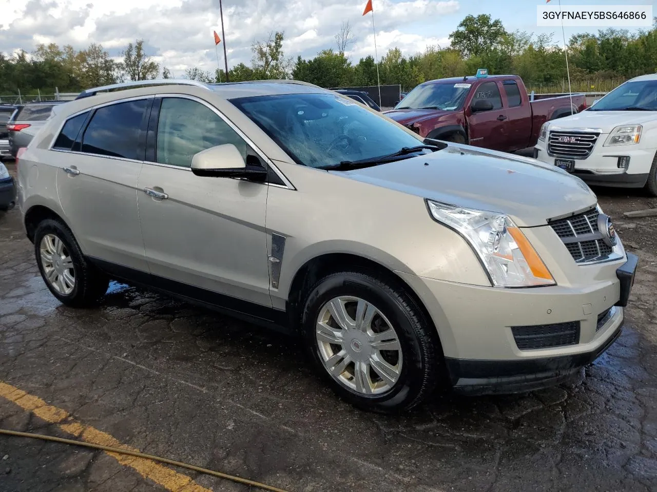 2011 Cadillac Srx Luxury Collection VIN: 3GYFNAEY5BS646866 Lot: 72809684