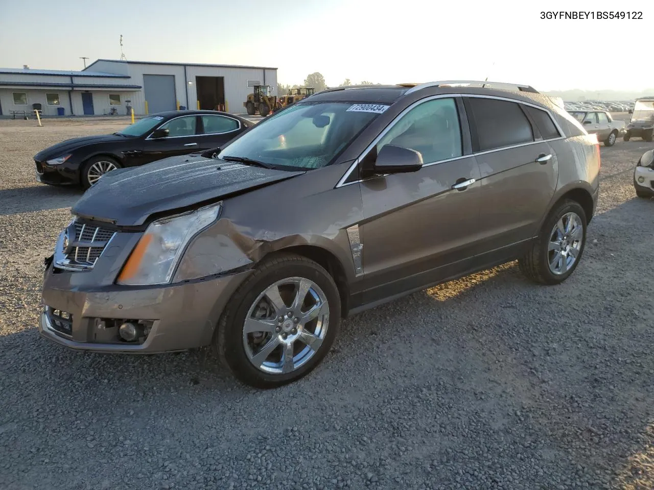 2011 Cadillac Srx Performance Collection VIN: 3GYFNBEY1BS549122 Lot: 72900434