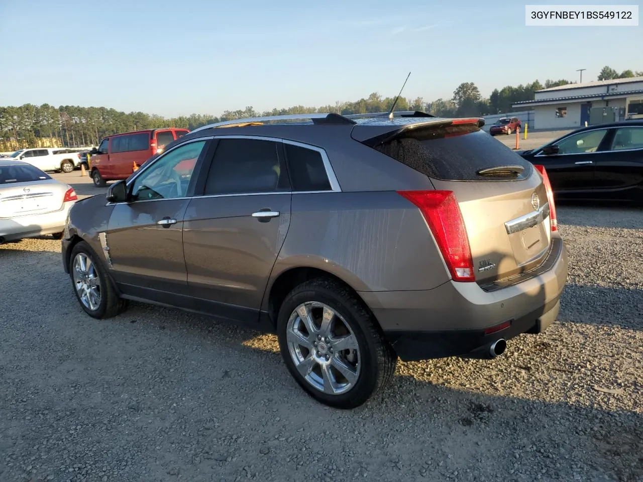 2011 Cadillac Srx Performance Collection VIN: 3GYFNBEY1BS549122 Lot: 72900434