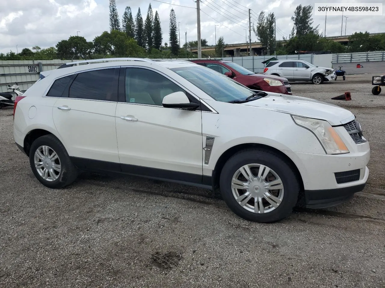 3GYFNAEY4BS598423 2011 Cadillac Srx Luxury Collection